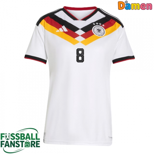 Deutschland Leon Goretzka #8 Replik Heimtrikot Damen WM 2026 Kurzarm